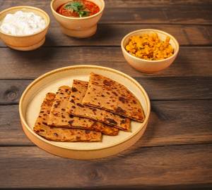Aloo Onion Cheese Paratha