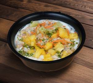 Dahi Cucumber Pineapple Mix