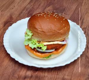 Tandoori paneer burger
