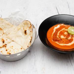 Qtr Butter Chicken + 2 Buter Naan