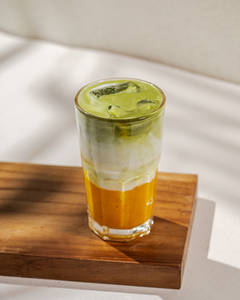 Mango Iced Matcha Latte