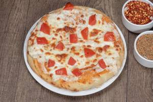 One Lone Tomato Pizza