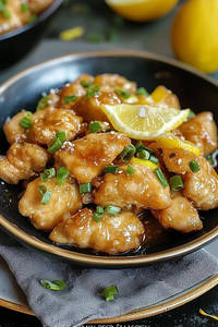 Chicken Lemon Crespy