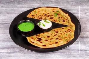 Red chilli lachha paratha