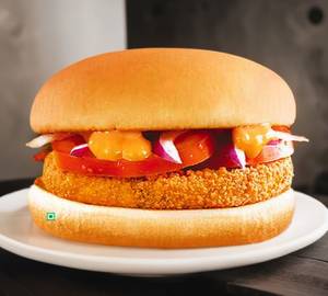 Masala aloo tikki burger