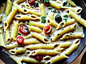 White sauce pasta