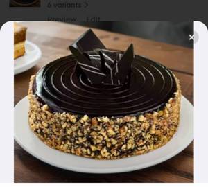 Chocolate walnut cake