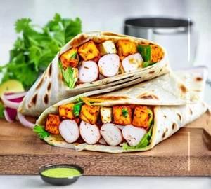 Paneer tikka wrap