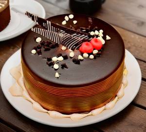 Chocolate choco chips cake