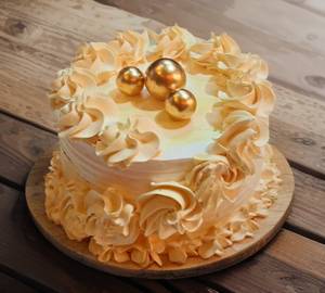 Eggless Butterscotch Cake