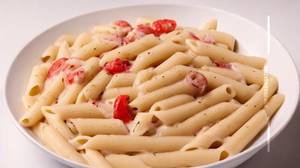 White pasta