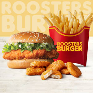 Chicken Classic+1fries+6chicken Nuggs