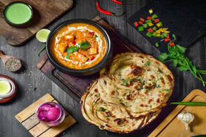 Shahi Paneer Laccha Paratha Combo