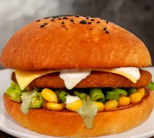 Cheese corn burger