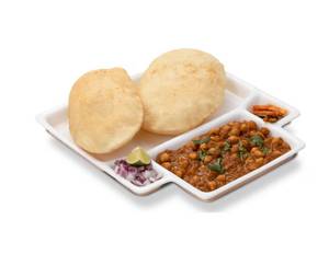 Chole Bhature with Raita
