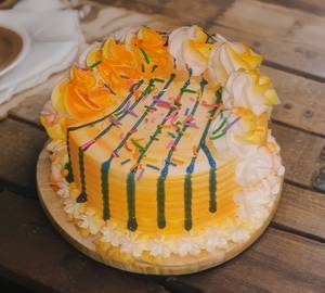 Eggless Butterscotch Cake 