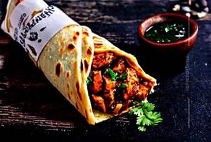 Double egg chicken roll