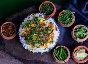 Spicy Veg Hyderabadi Biryani