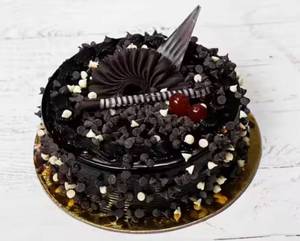 Over loaded choco chips cake