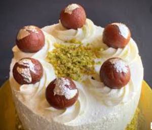 Gulab jamun cake