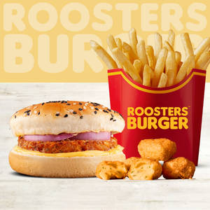 1xaloo Tikki+3cheese Nuggs+1xfries