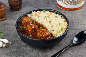 Paneer Manchurian Fried Rice Bowl