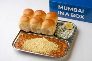 Cheese Pav Bhaji [4 Mini Pavs]