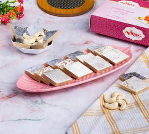 Sugarfree Kaju Katli