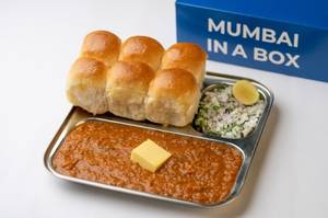 Butter Pav Bhaji [4 Mini Pavs]
