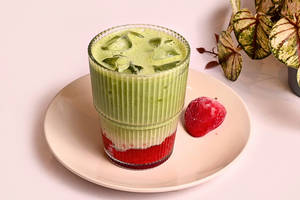 Strawberry Matcha Latte