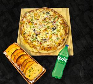 Grilled Paneer + Sprite + Garlic Bread