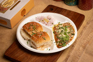 Cheese Pav Bhaji (1 Plate)