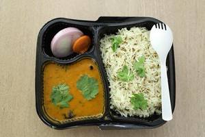 Dal Fry With Jeera Rice
