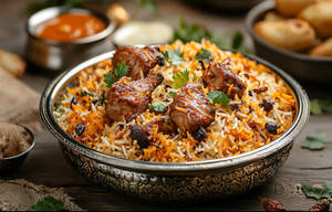 Duck Hyderabadi Dum Biryani