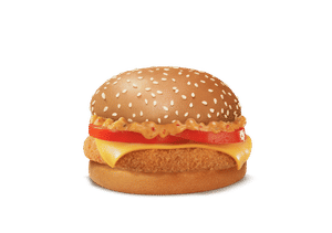 Mexican Corn & Cheese Burger.