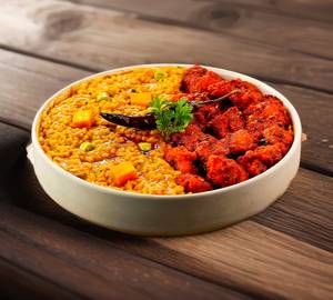 Sambhar Rice With Chicken Fry(500Ml)