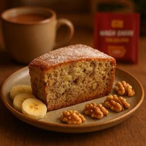Banana walnut cake