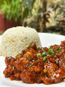 Honey Chilli Gobi With Butter Garlic Rice Combo