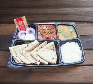 Kadhai paneer thali