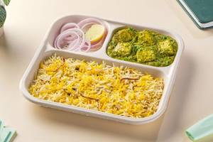 Palak Paneer Rice LunchBox