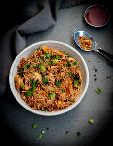 Chicken Burnt Garlic Fried Rice
