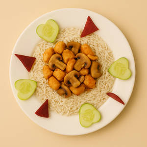 Chicken Mushroom Rice Bowl