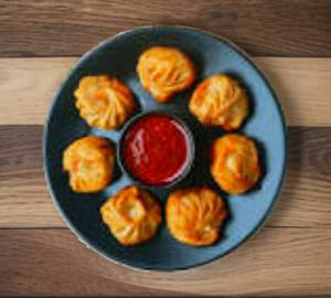 Chicken cheese fried momos
