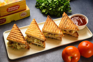 Mumbai Style Double Layer Cheese Sandwich