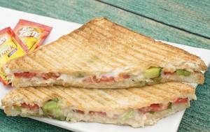 Grilled Plain Cheese Sandwich