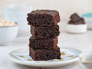 Double Chocolate Brownies (4 Pcs) ( Gluten Free Sugar Free)