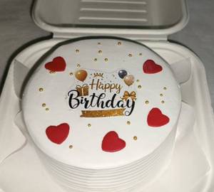 Bento Happy Birthday Pineapple Cake ( Eggless )