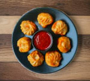 Butter chicken fried momos