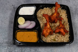 Chicken Lollipop + Biriyani Rice