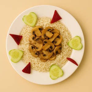 Veg Mushroom Rice Bowl